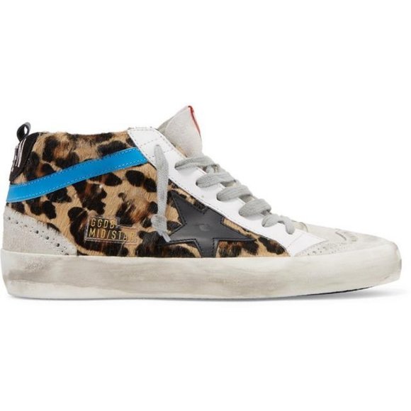 golden goose leopard mid star